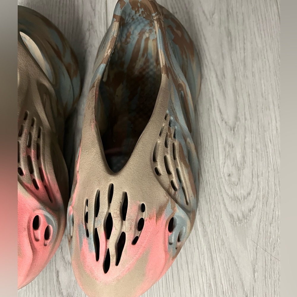 adidas Multicolor Mules with Pink and Tan Accents